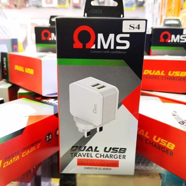 OMS Dual USB Travel Charger Micro OM401