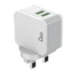 OMS Dual USB Travel Charger Lightning OM401