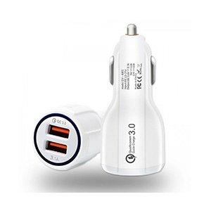 OMS Dual USB QC 3.0 Car Charger OM218