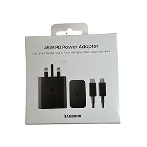 Samsung 45W PD Adapter USB C to USB C Cable Samsung 45W PD Adapter USB C to USB C Cable